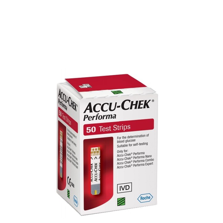 ACCU-CHEK PERFORMA TESTSTRĒMELES N50 