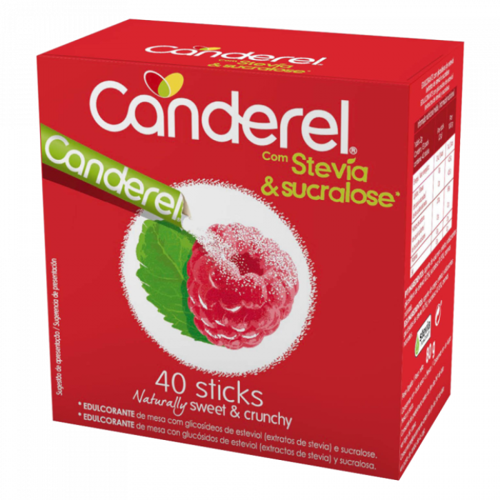 CANDEREL STEVIA & SUCRALOSE PACIŅAS 40X2G