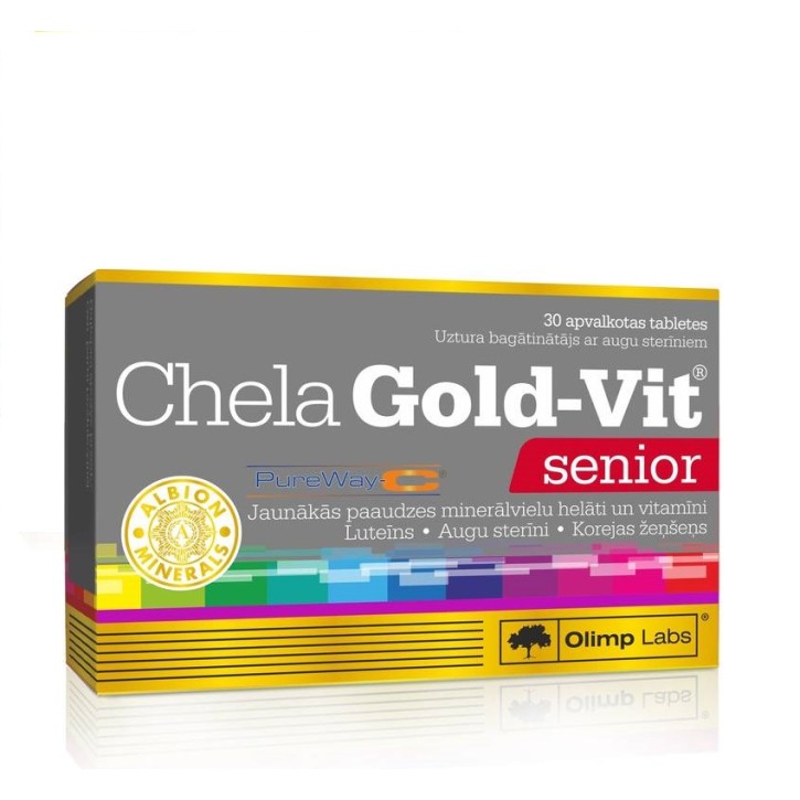 OLIMPLABS CHELA GOLD-VIT SENIOR tabletes N30