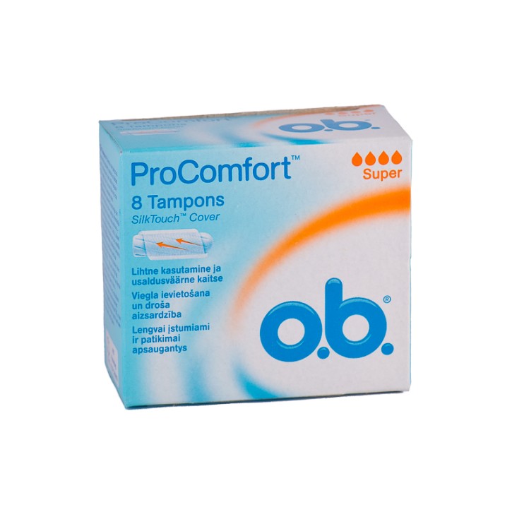 Tamponi O.B. Procomfort super N8